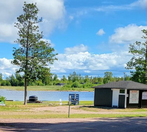 Camping entrance